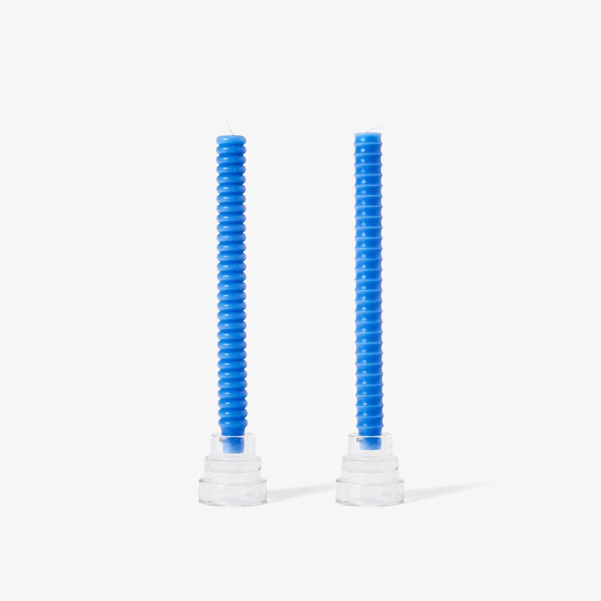 Dusen Dusen Taper Candles in Blue | Set of 2