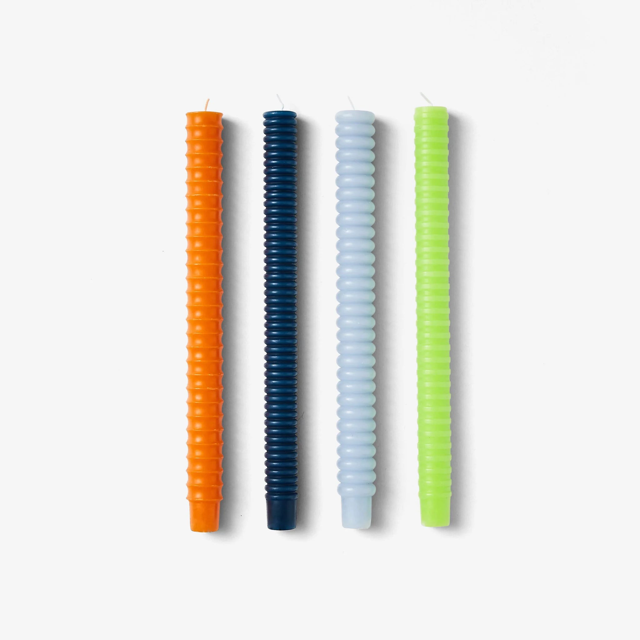 Dusen Dusen Multicolour Taper Candles | Set of 4