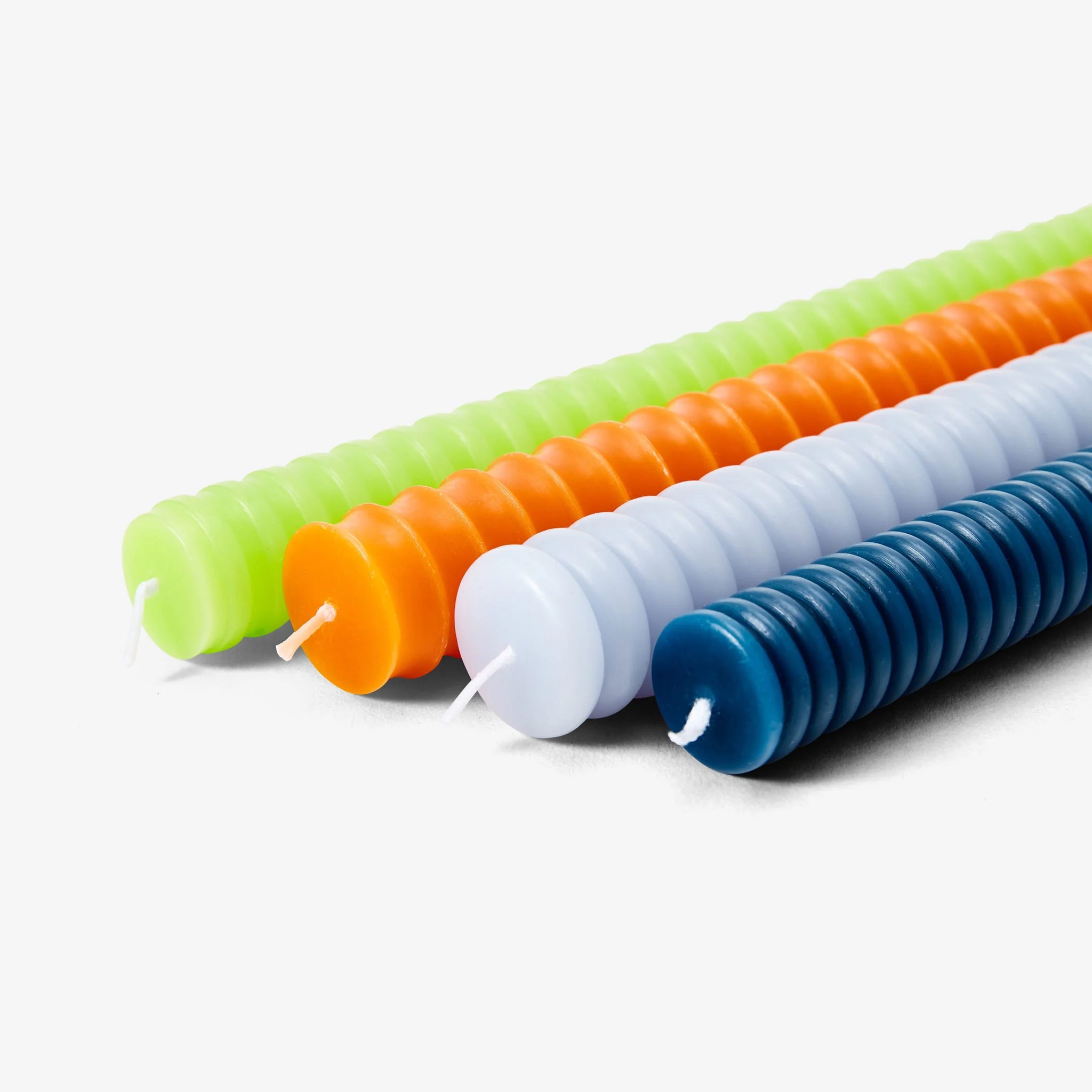 Dusen Dusen Multicolour Taper Candles | Set of 4