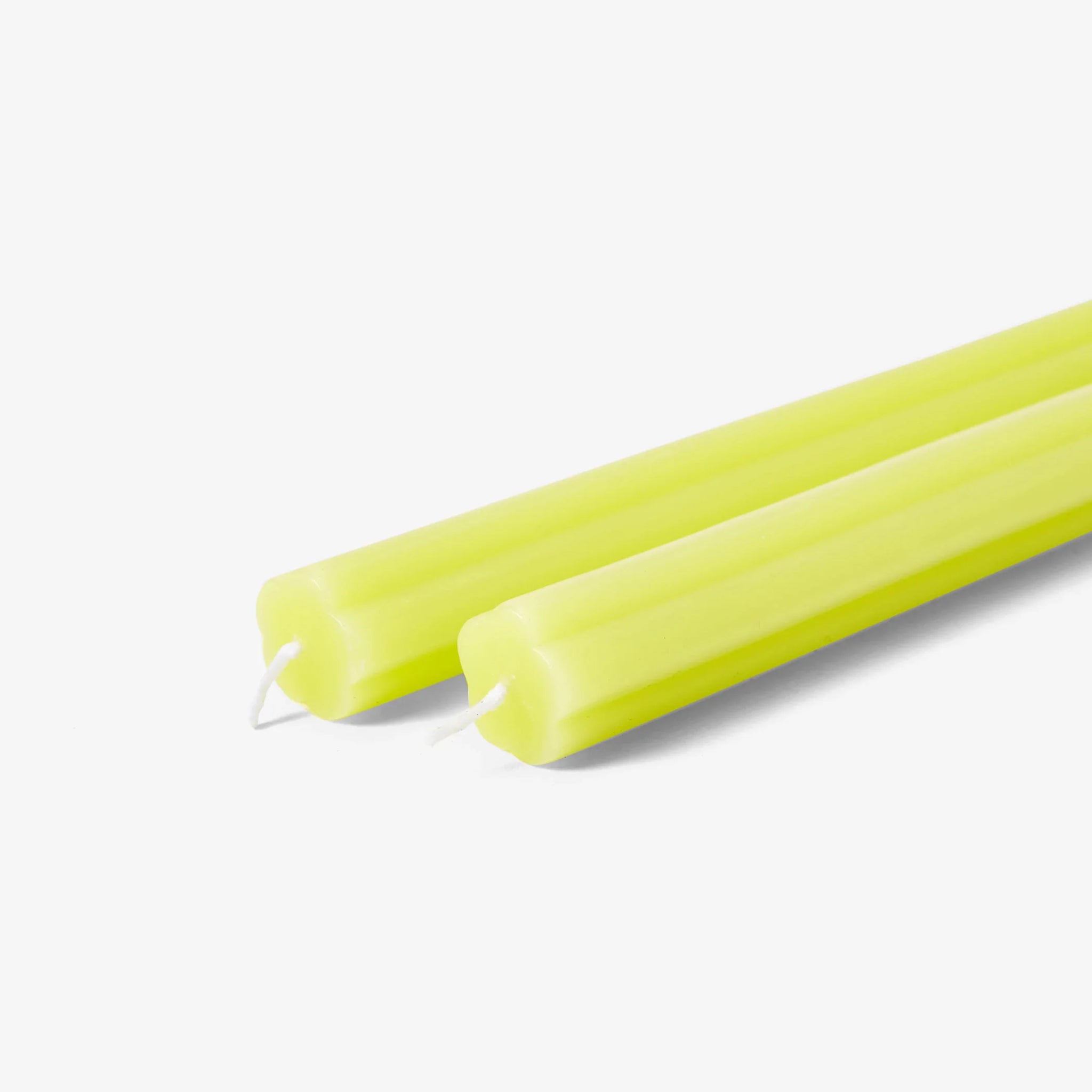 Dusen Dusen Taper Candles in Yellow | Set of 2