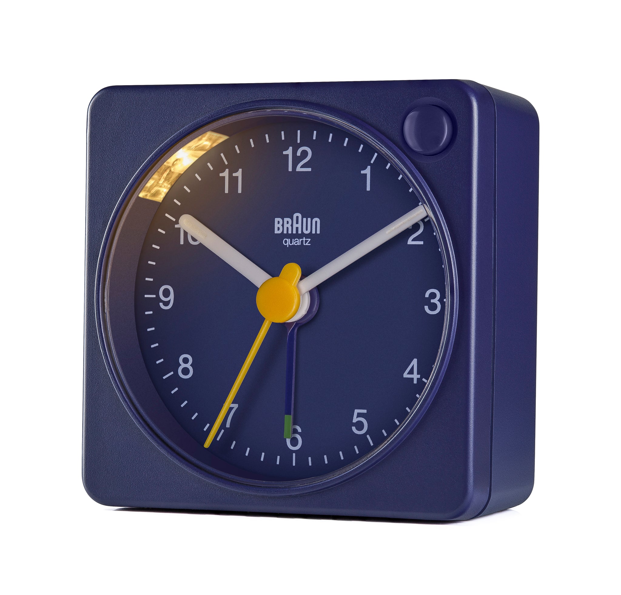BC02BL Classic Travel Analogue Alarm Clock