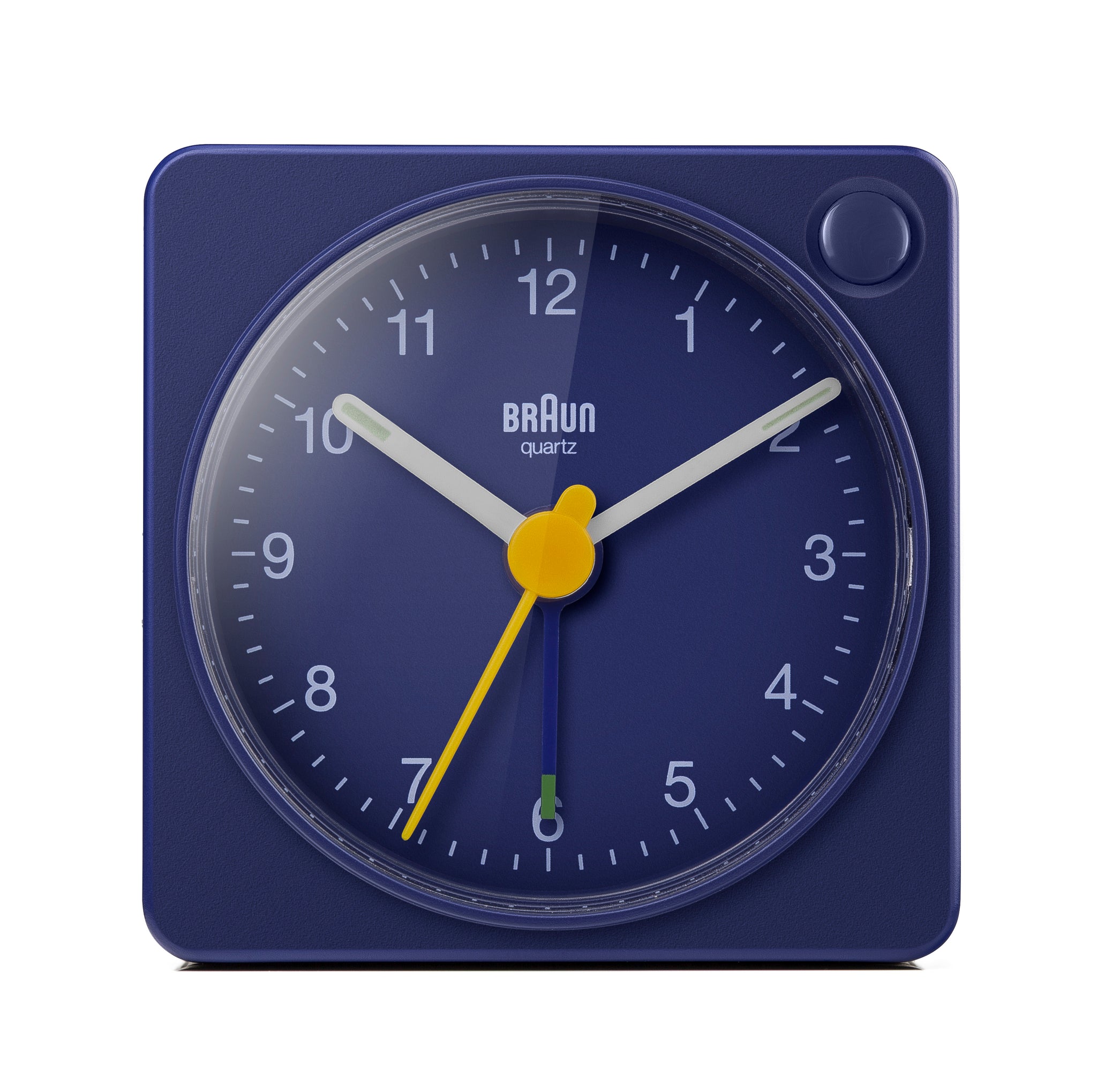 BC02BL Classic Travel Analogue Alarm Clock