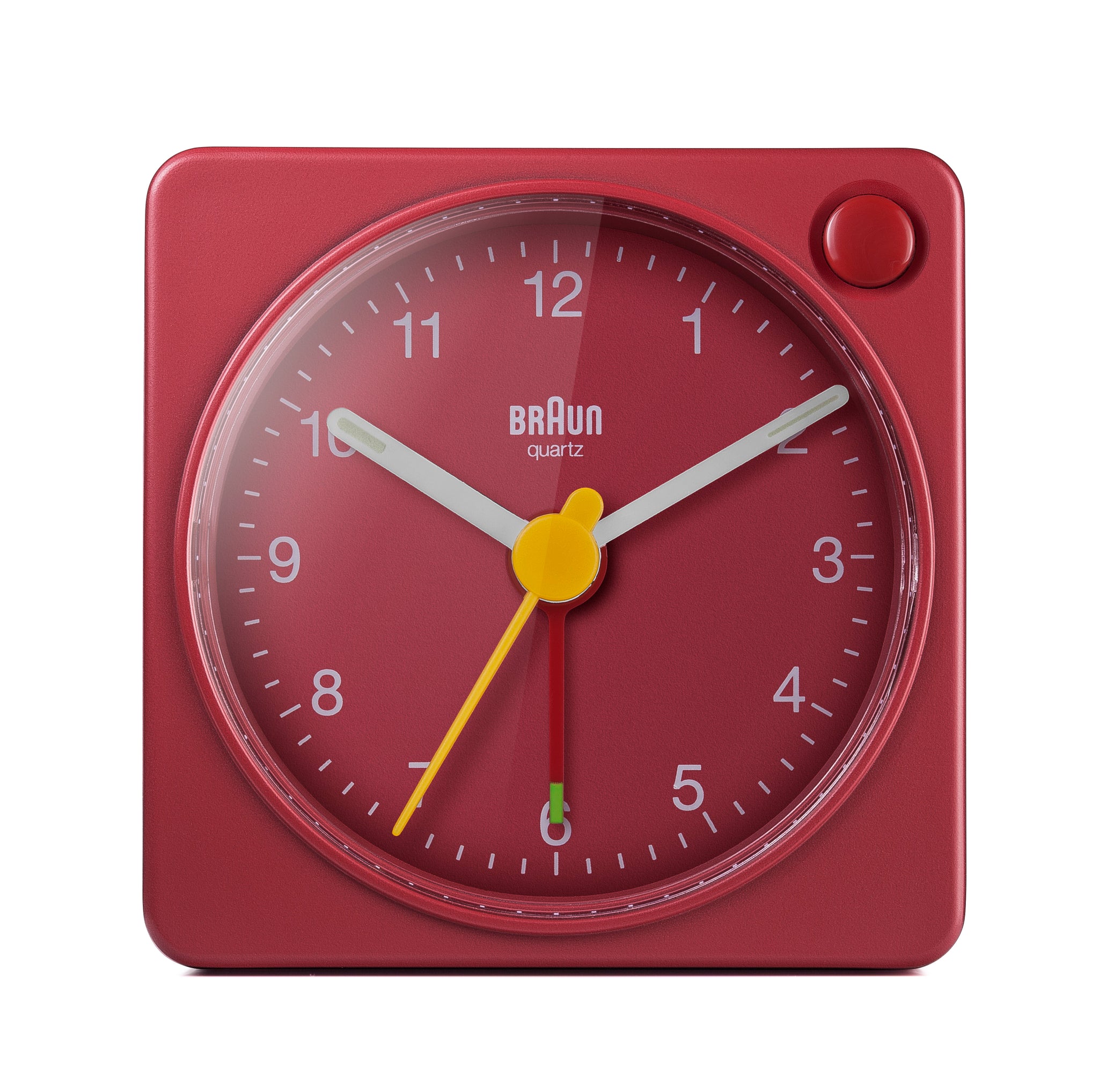 BC02R Classic Travel Analogue Alarm Clock