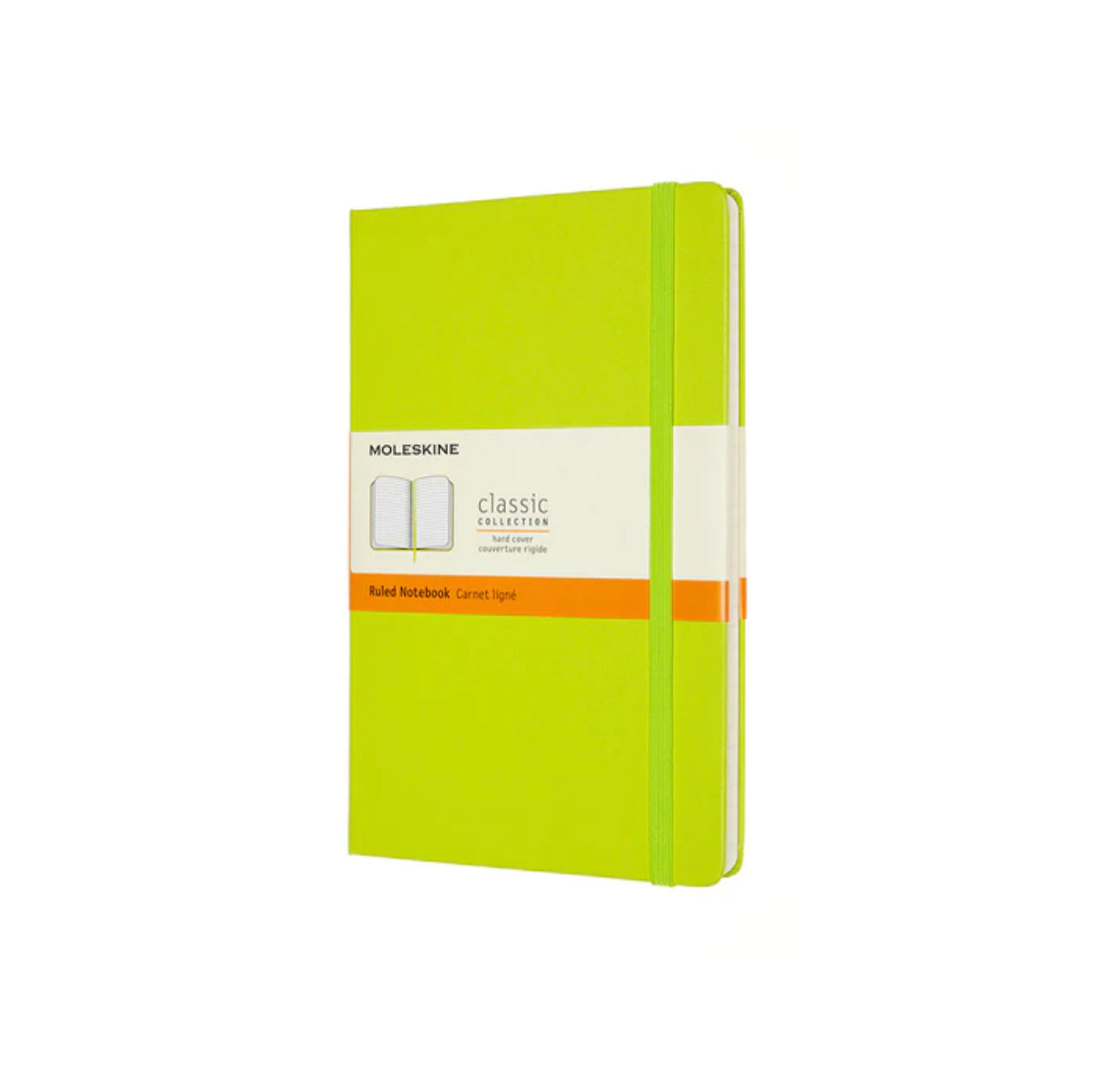 Classic Notebook | Hard Cover | Lemon Green | Large