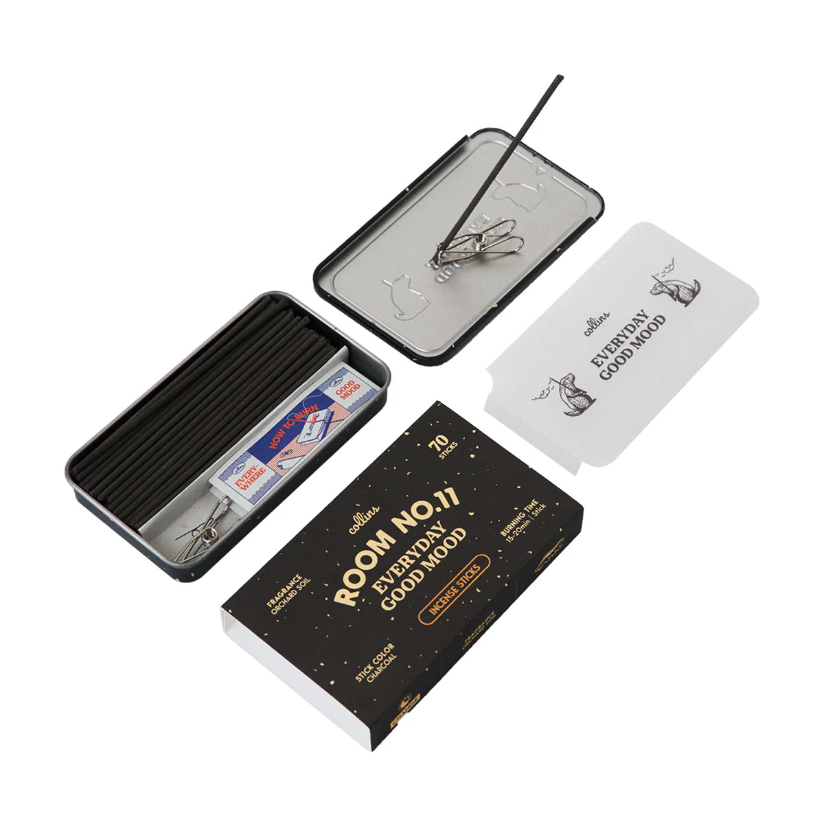 Collins Natural Incense Sticks - Room No. 11 (Wood & Citrus)