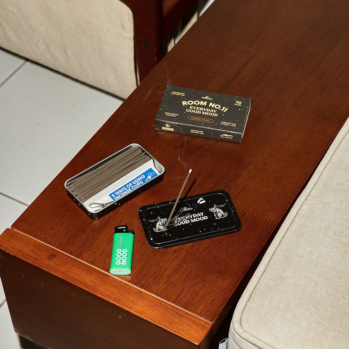 Collins Natural Incense Sticks - Room No. 11 (Wood & Citrus)