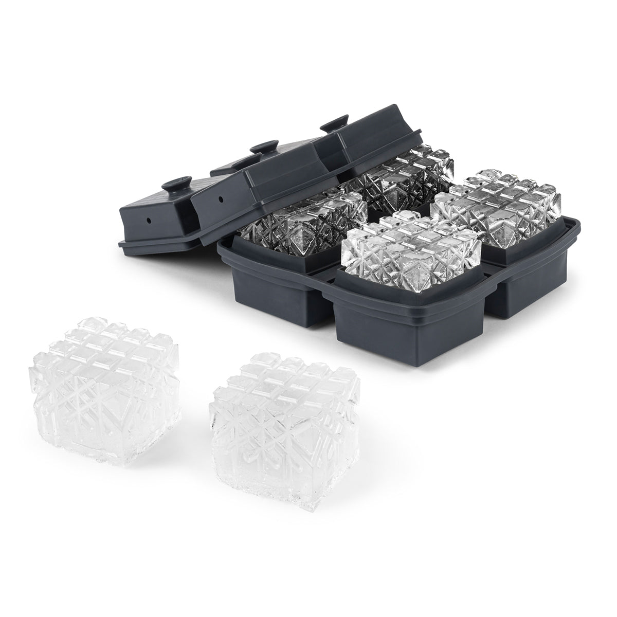 W&P Cocktail Ice Tray Crystal Charcoal