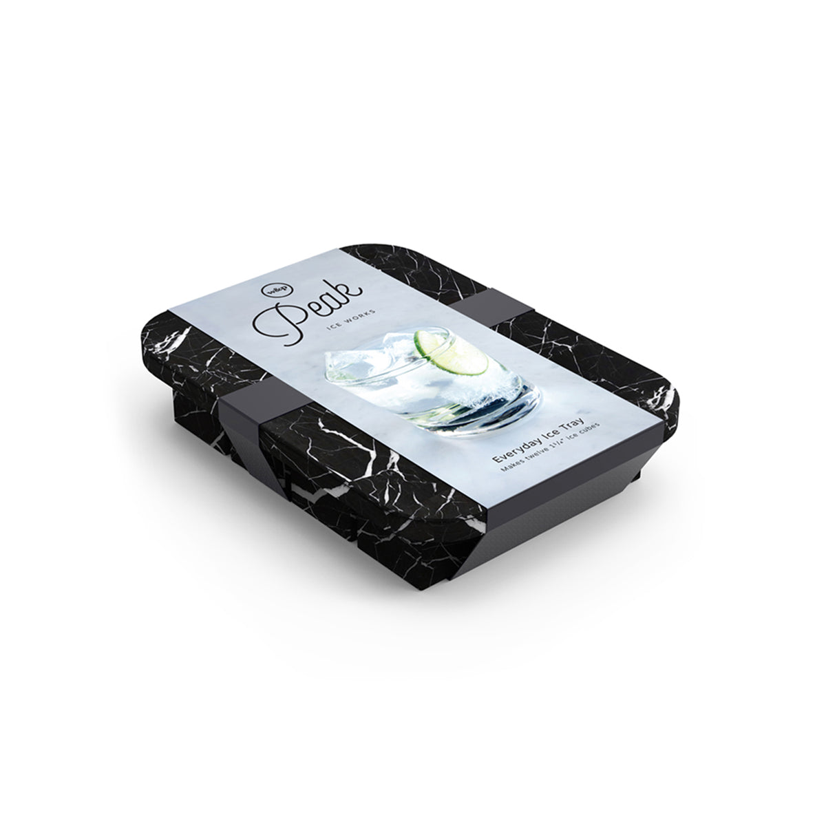 W&P Ice Cube Tray Everyday Marble Black
