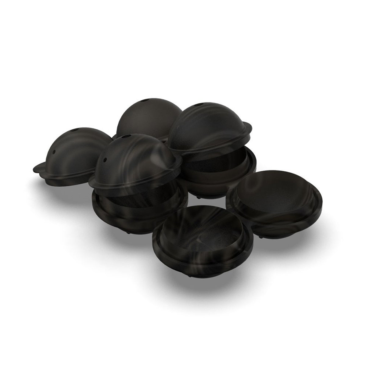 W&P Ice Tray Sphere Marble - Black