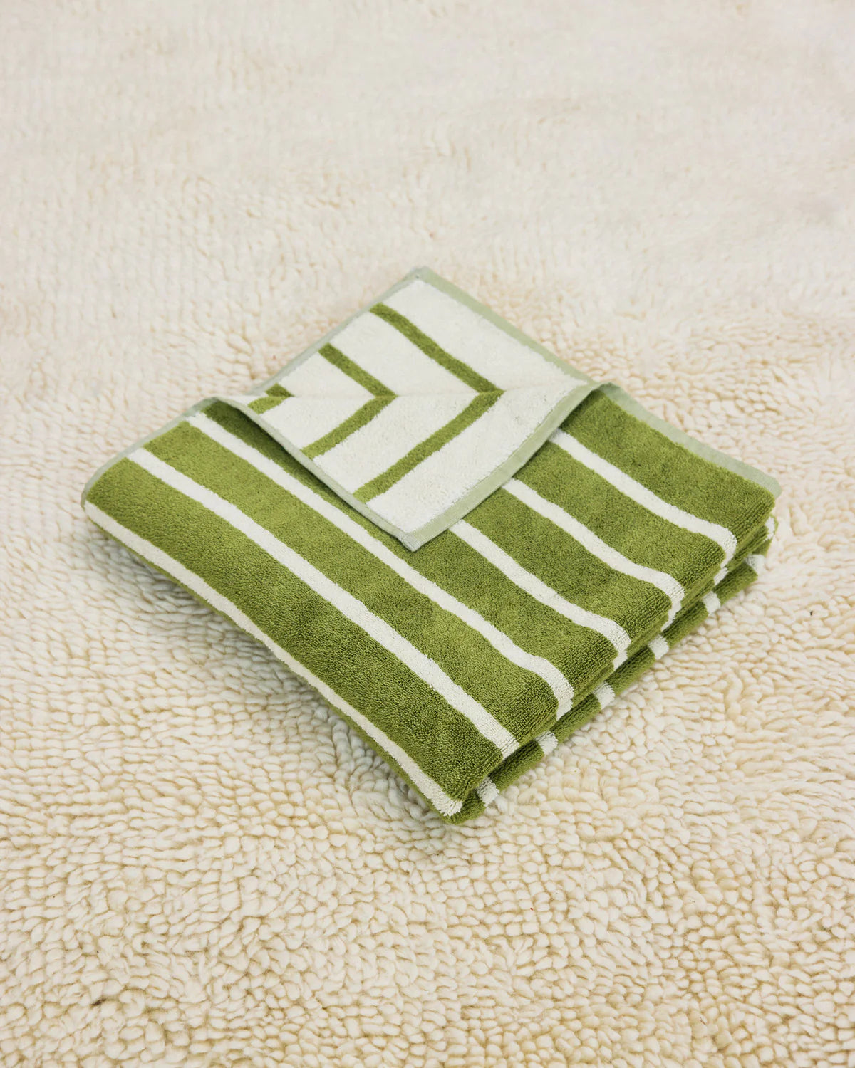 Dusen Dusen Bird Stripe Towel Collection
