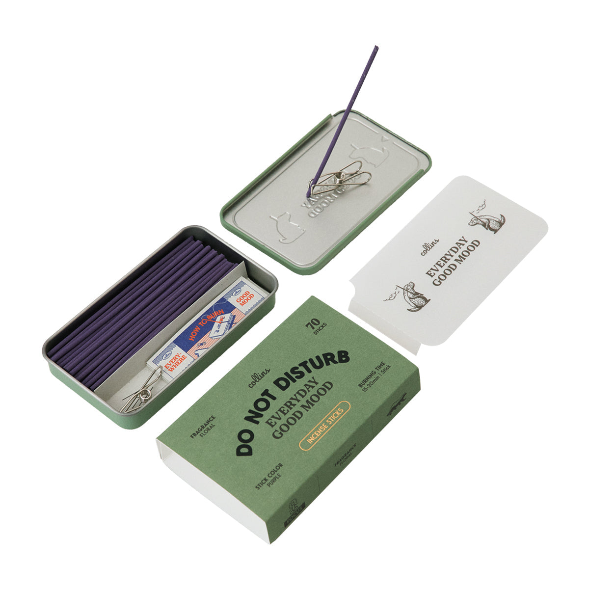 Collins Natural Incense Sticks - Do Not Disturb (Deep Musk & Comfort)