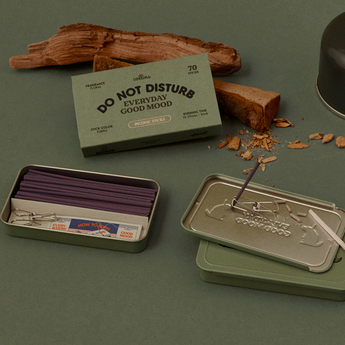 Collins Natural Incense Sticks - Do Not Disturb (Deep Musk & Comfort)