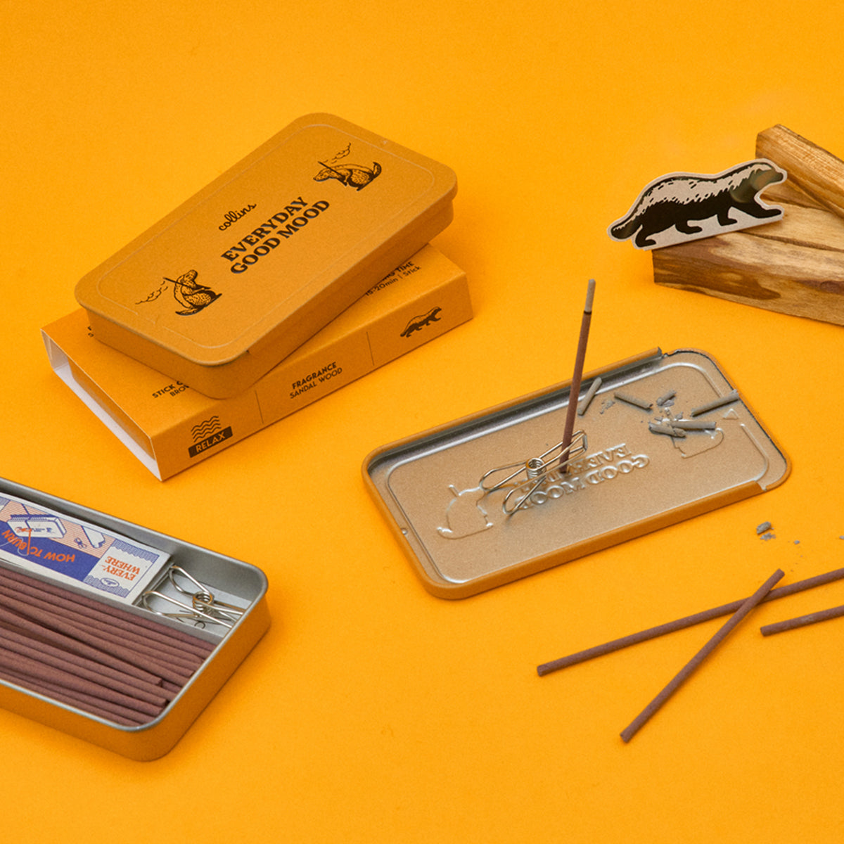 Collins Natural Incense Sticks - Fluffy Pillow (Soft Powder & Cotton)