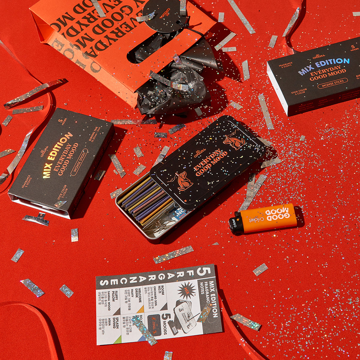 Collins Natural Incense Sticks Mix Edition - Original 5