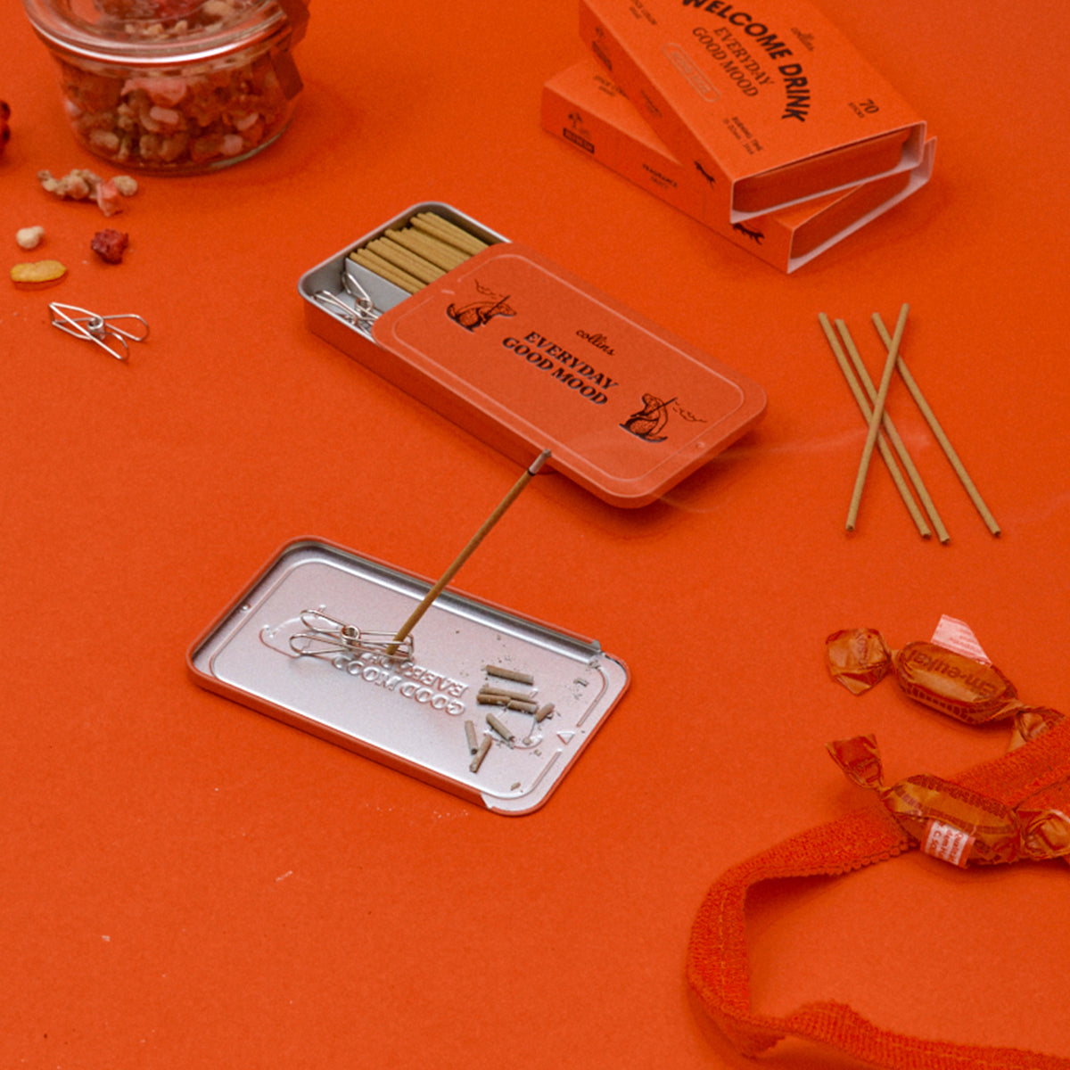 Collins Natural Incense Sticks - Welcome Drink (Fruity & Uplifting)