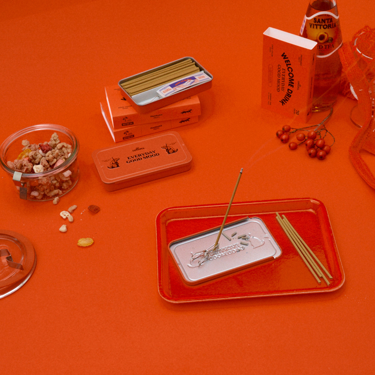 Collins Natural Incense Sticks - Welcome Drink (Fruity & Uplifting)