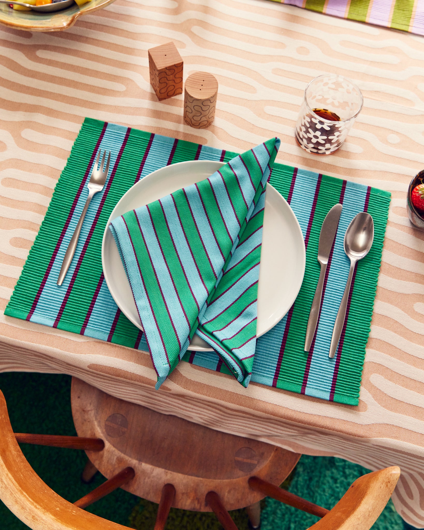 Herb Stripe Napkins