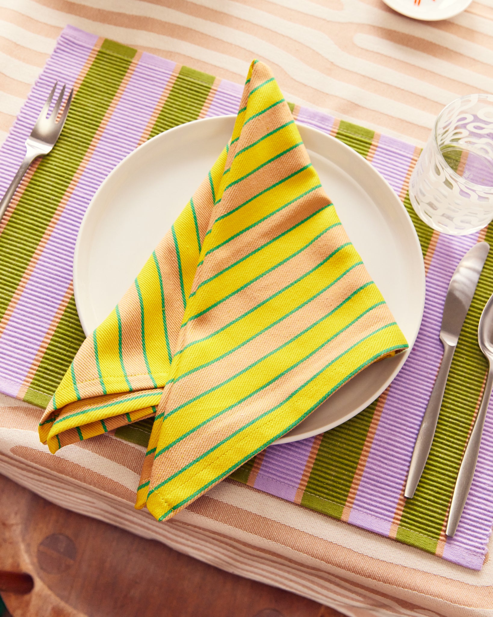 Herb Stripe Napkins
