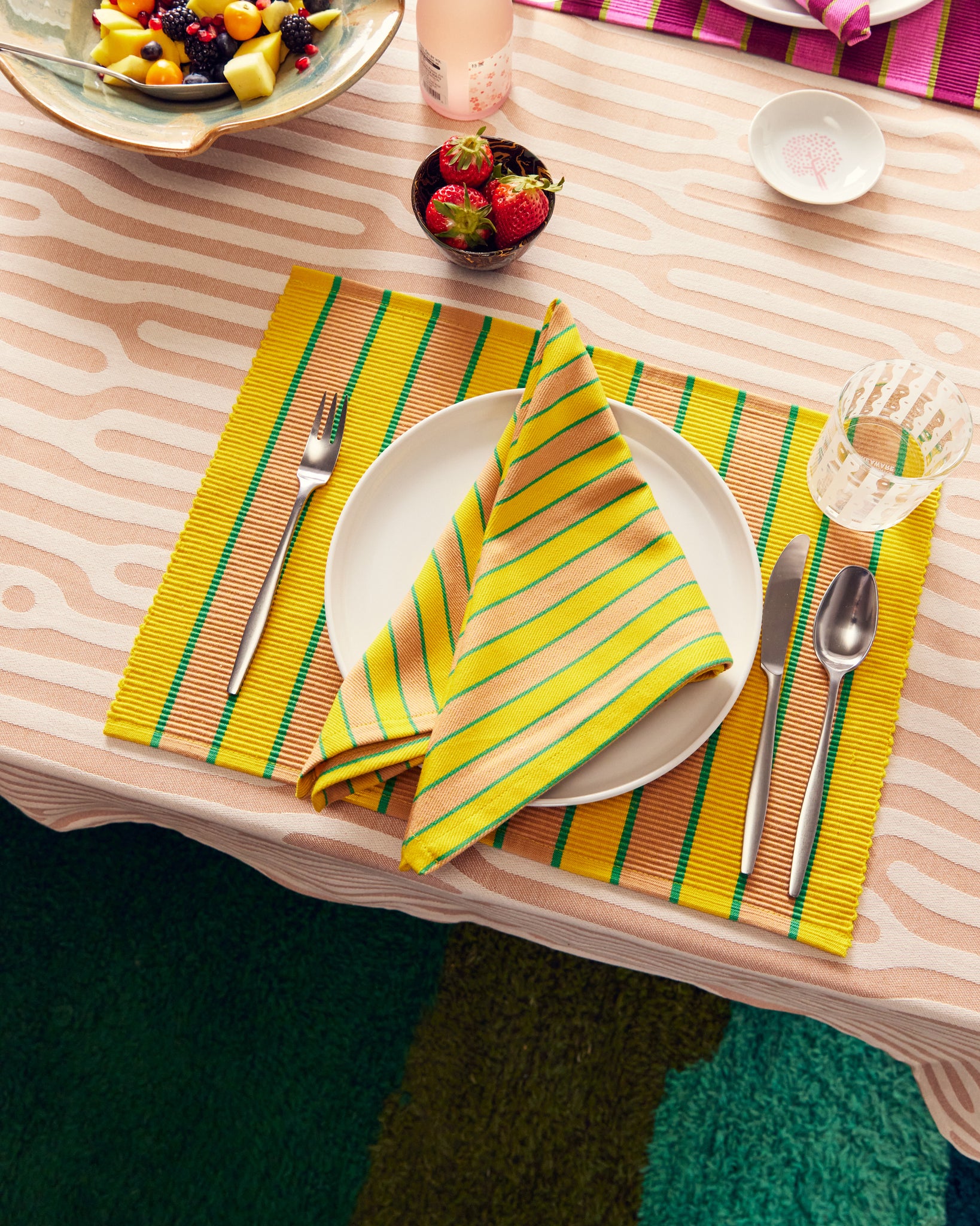 Herb Stripe Placemats