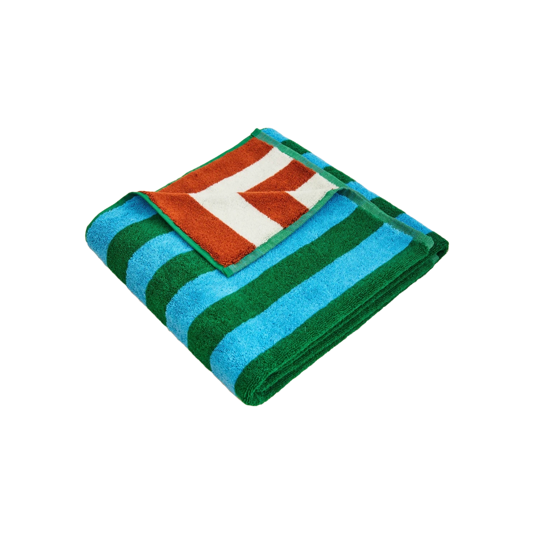 Earth Stripe Stripe Towels