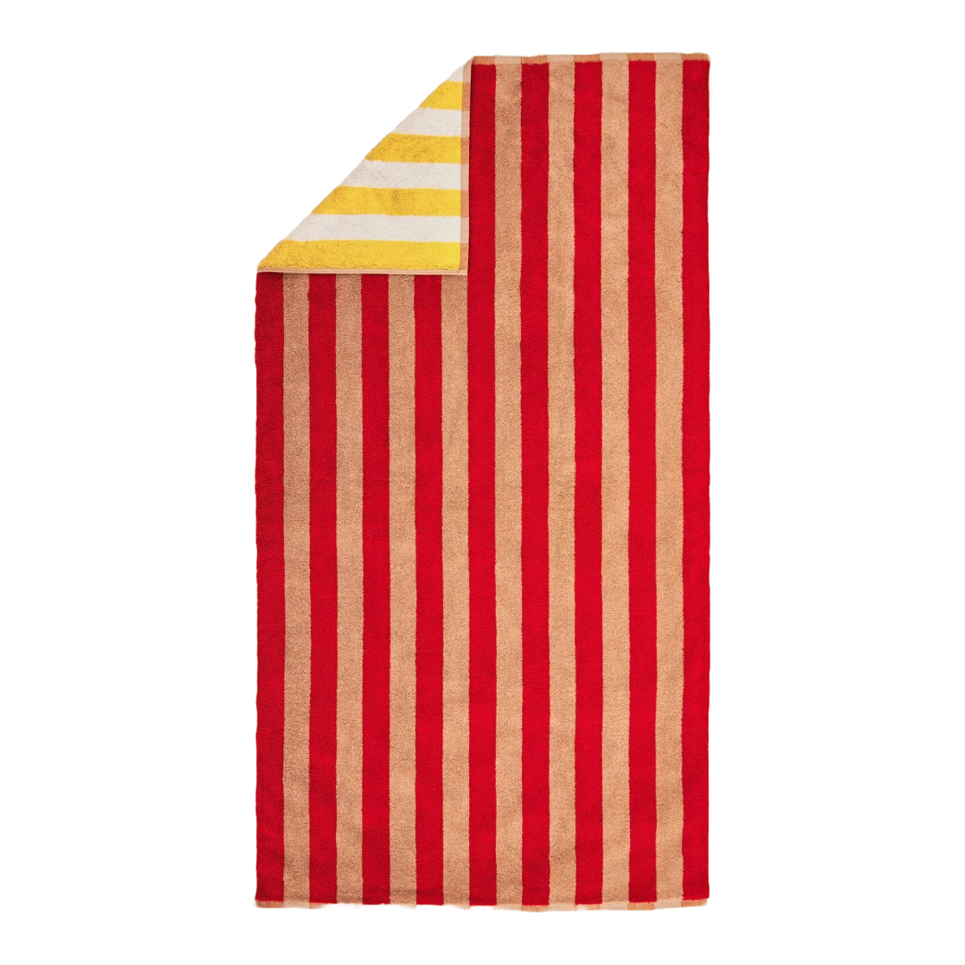 Earth Stripe Stripe Towels