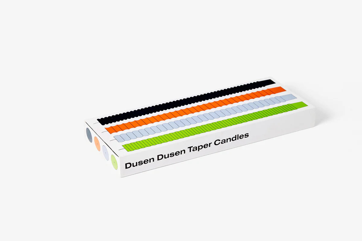 Dusen Dusen Multicolour Taper Candles | Set of 4