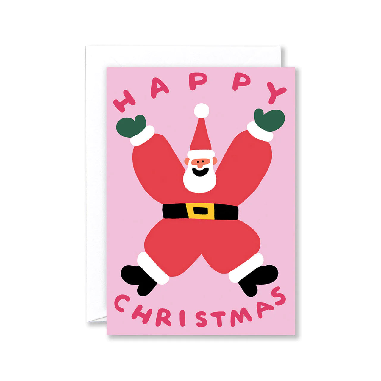 Wrap's Christmas Santa Greeting Card