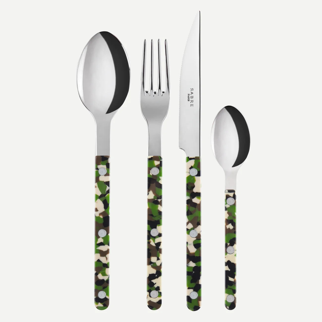 Bistrot Green Camouflage 24 Piece Cutlery Set | PRE-ORDER