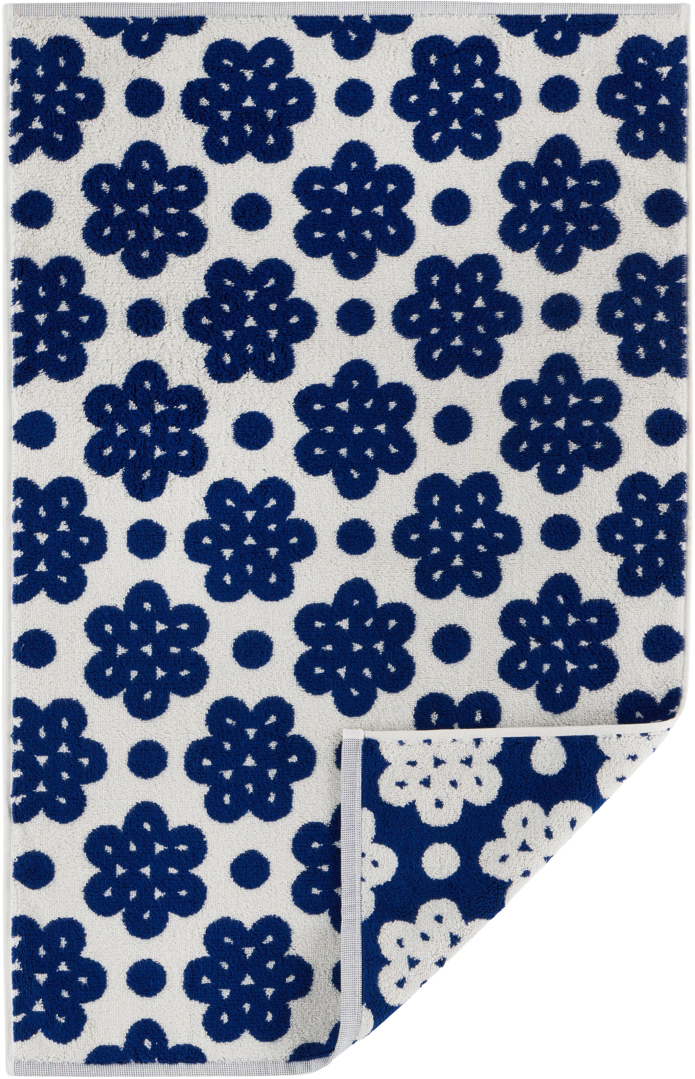 Dusen Dusen Navy Pattern Towel Set (5 pcs)