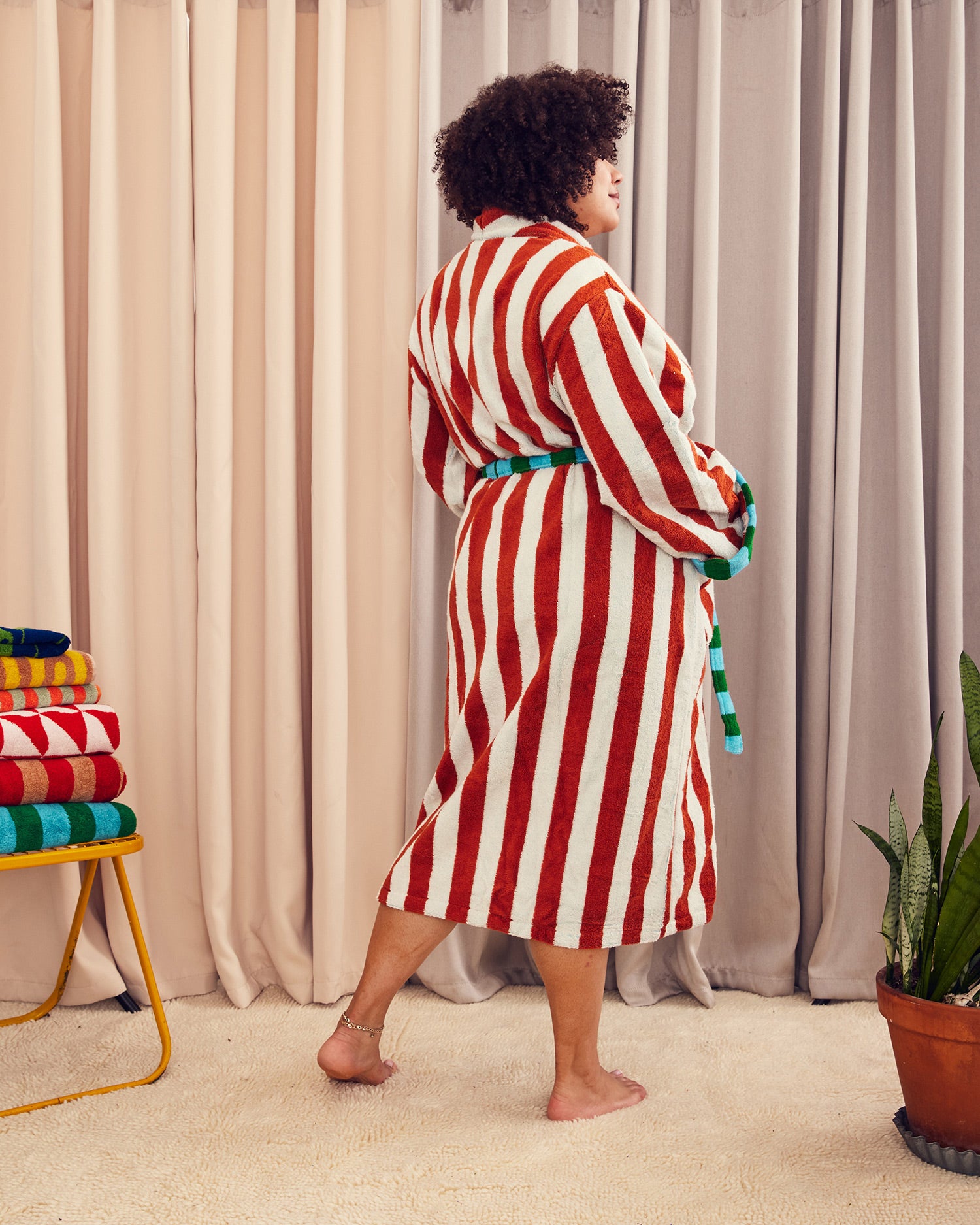 Bathrobe | Field Stripe