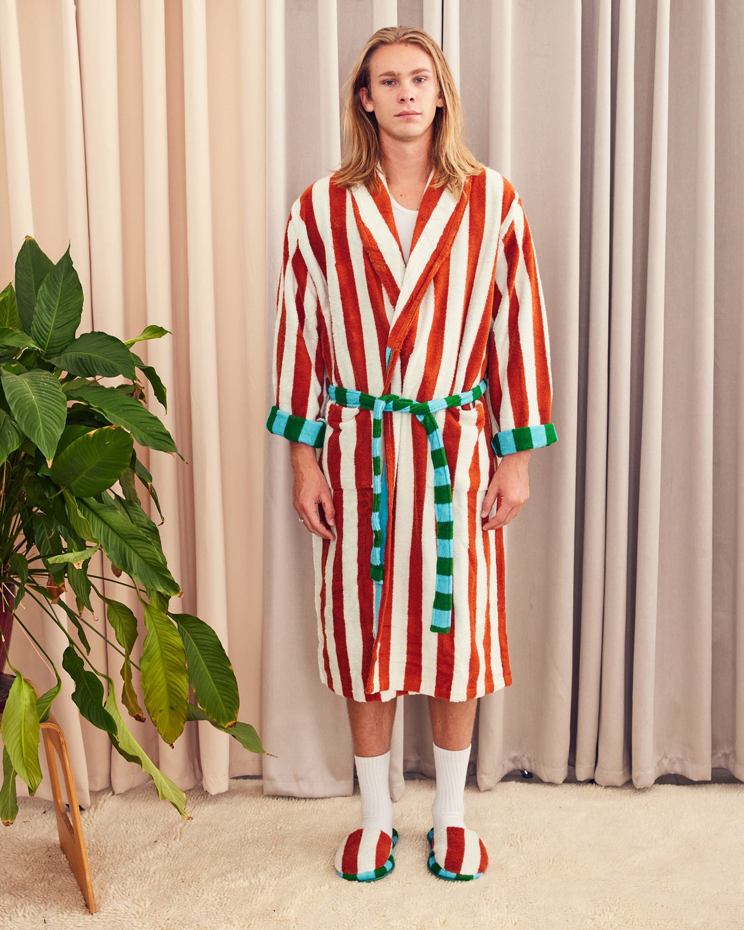 Bathrobe | Field Stripe