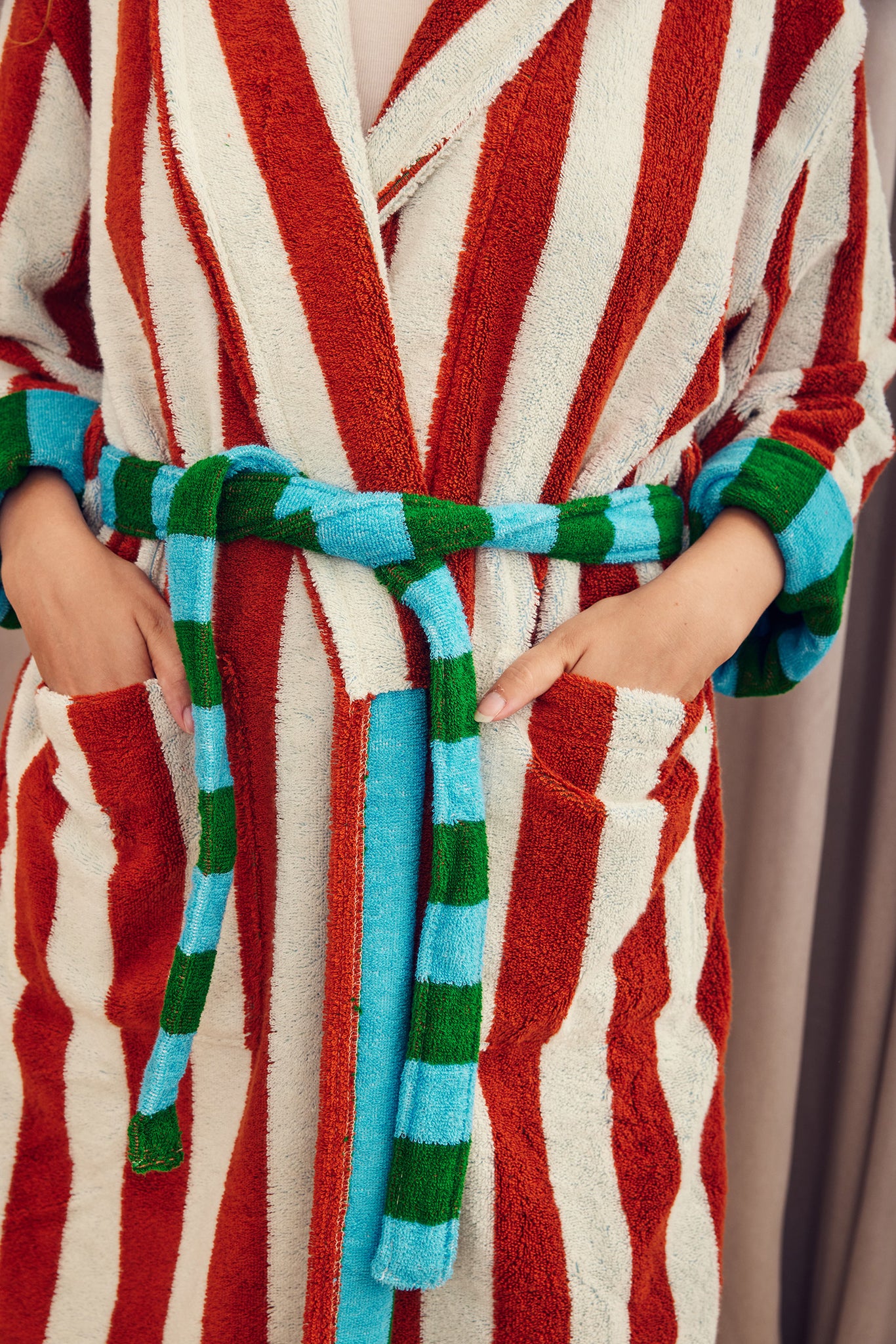 Bathrobe | Field Stripe
