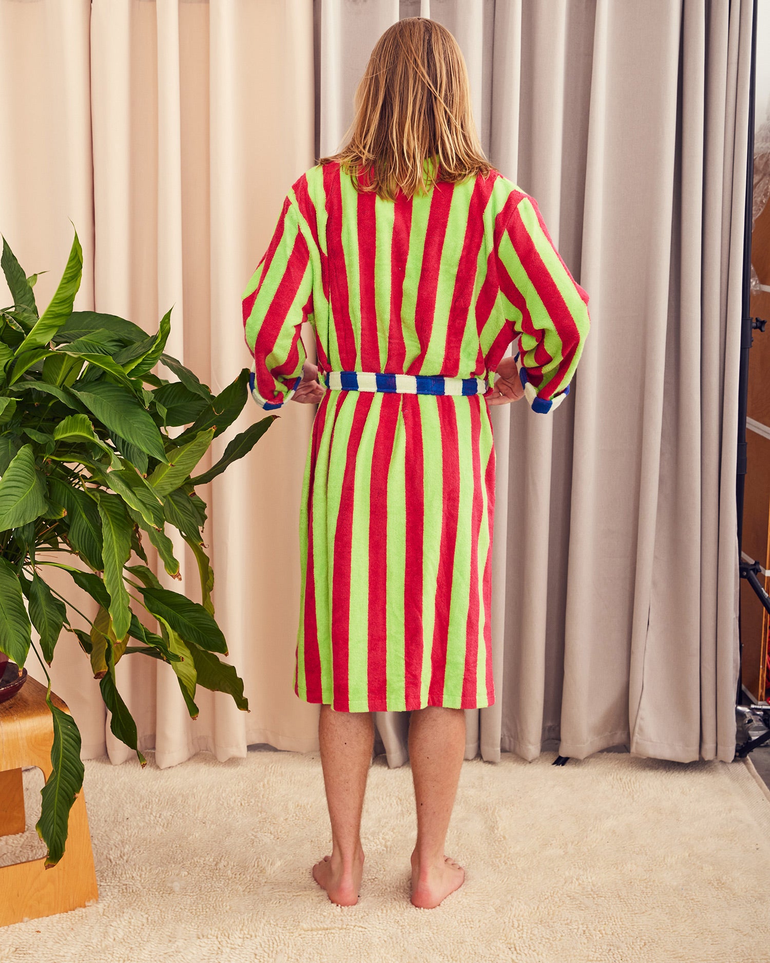 Bathrobe | Garden Stripe