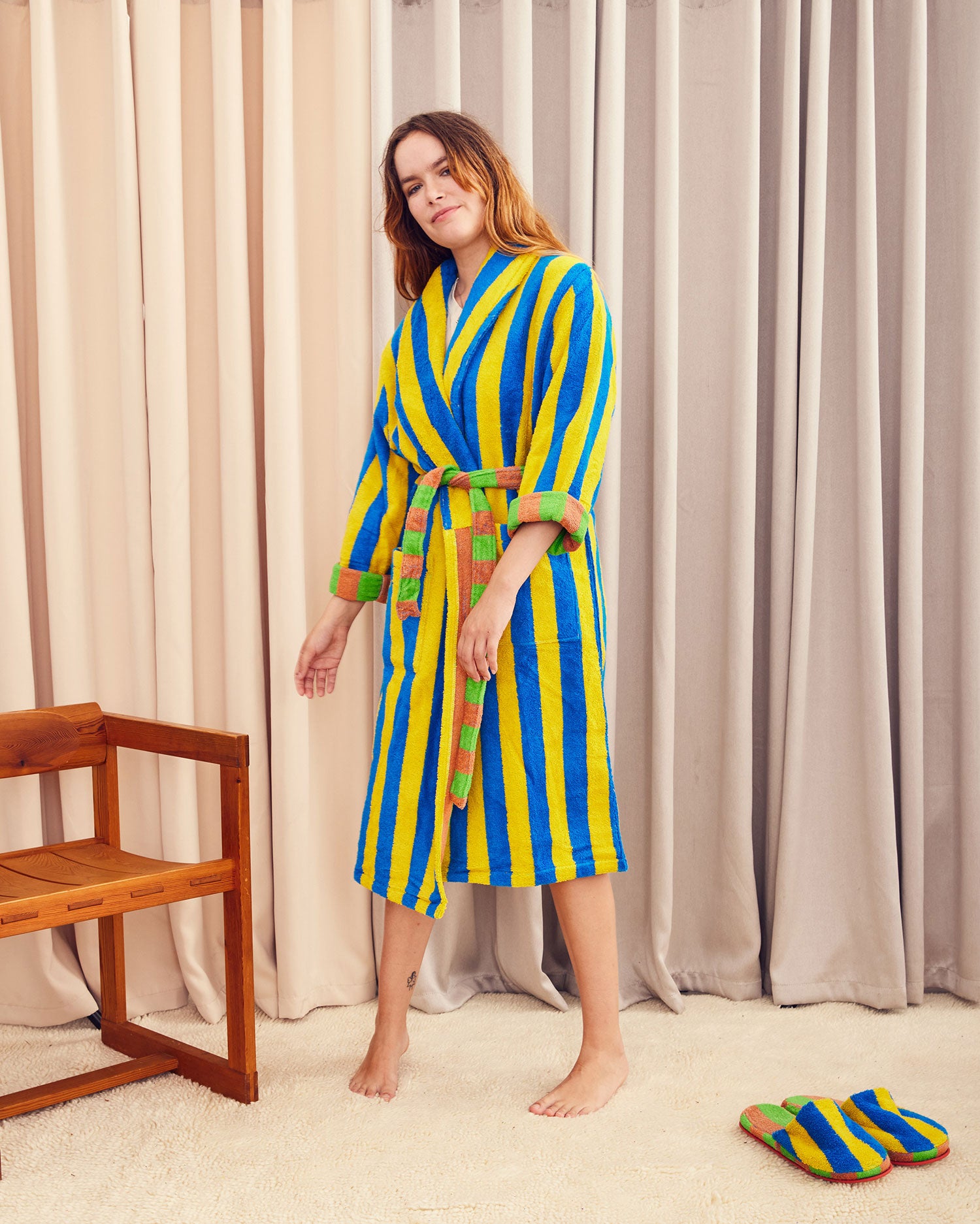 Bathrobe | Reef Stripe