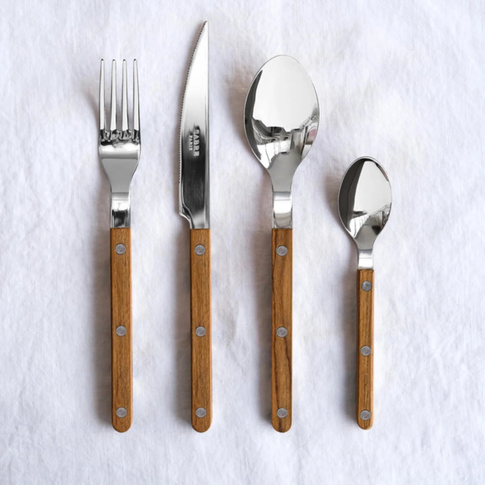 Bistrot Teak 24 Piece Cutlery Set