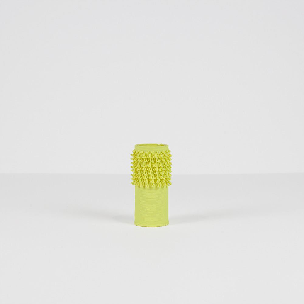Loopy Cactus Vase in Yellow