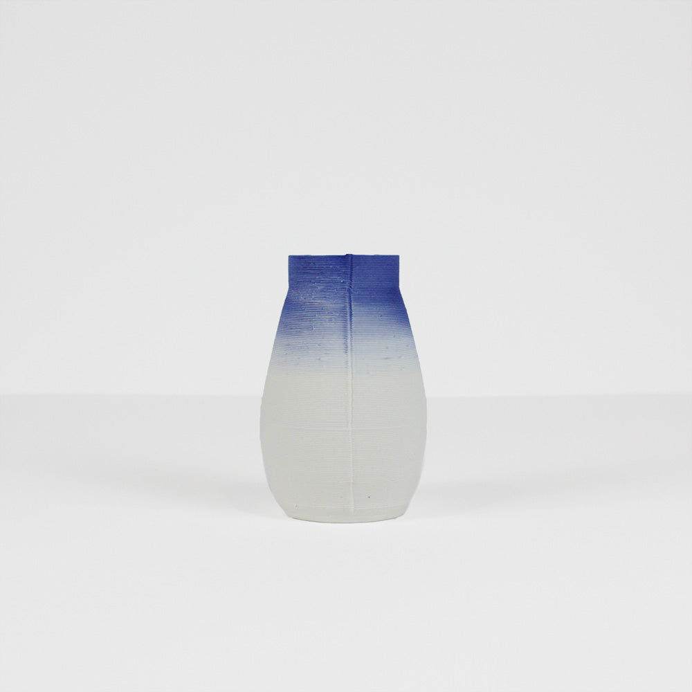 One of a Kind Vase in Gradient Blue