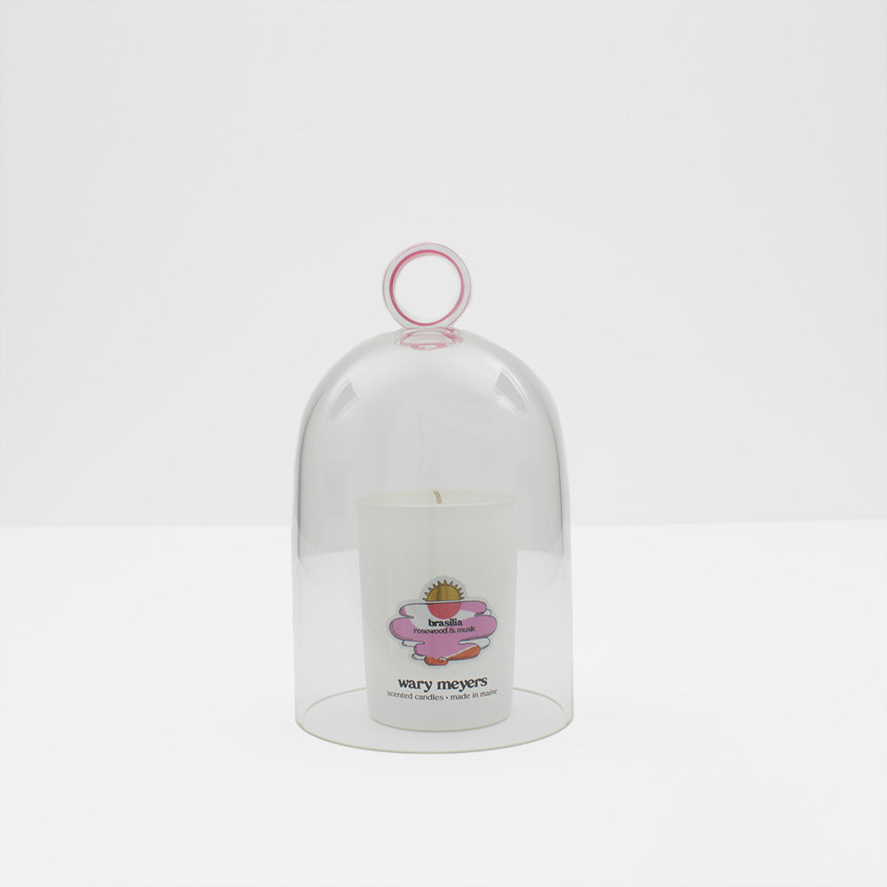 Halo Cloche in Rose