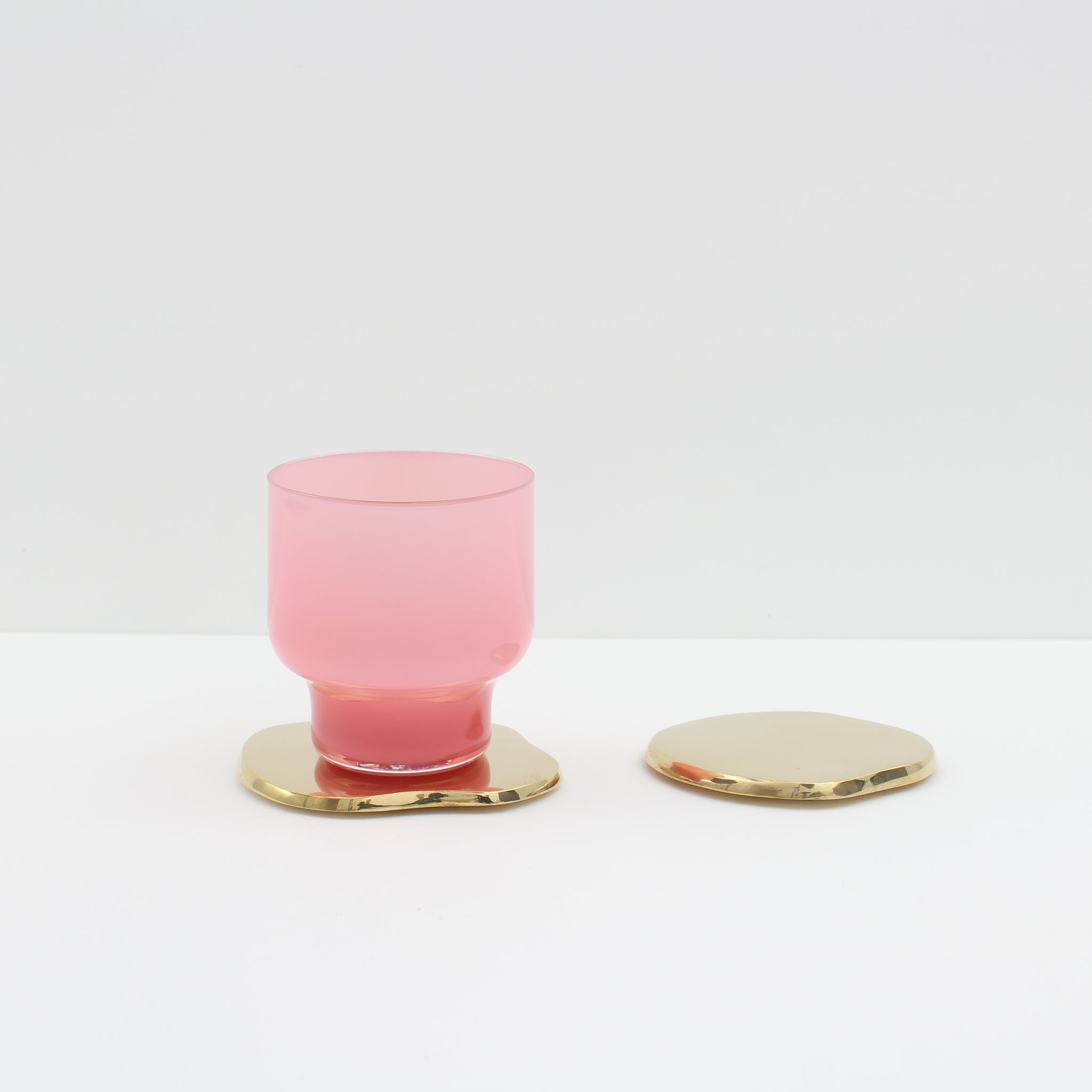 Brass Cocktail Coasters (Pair)