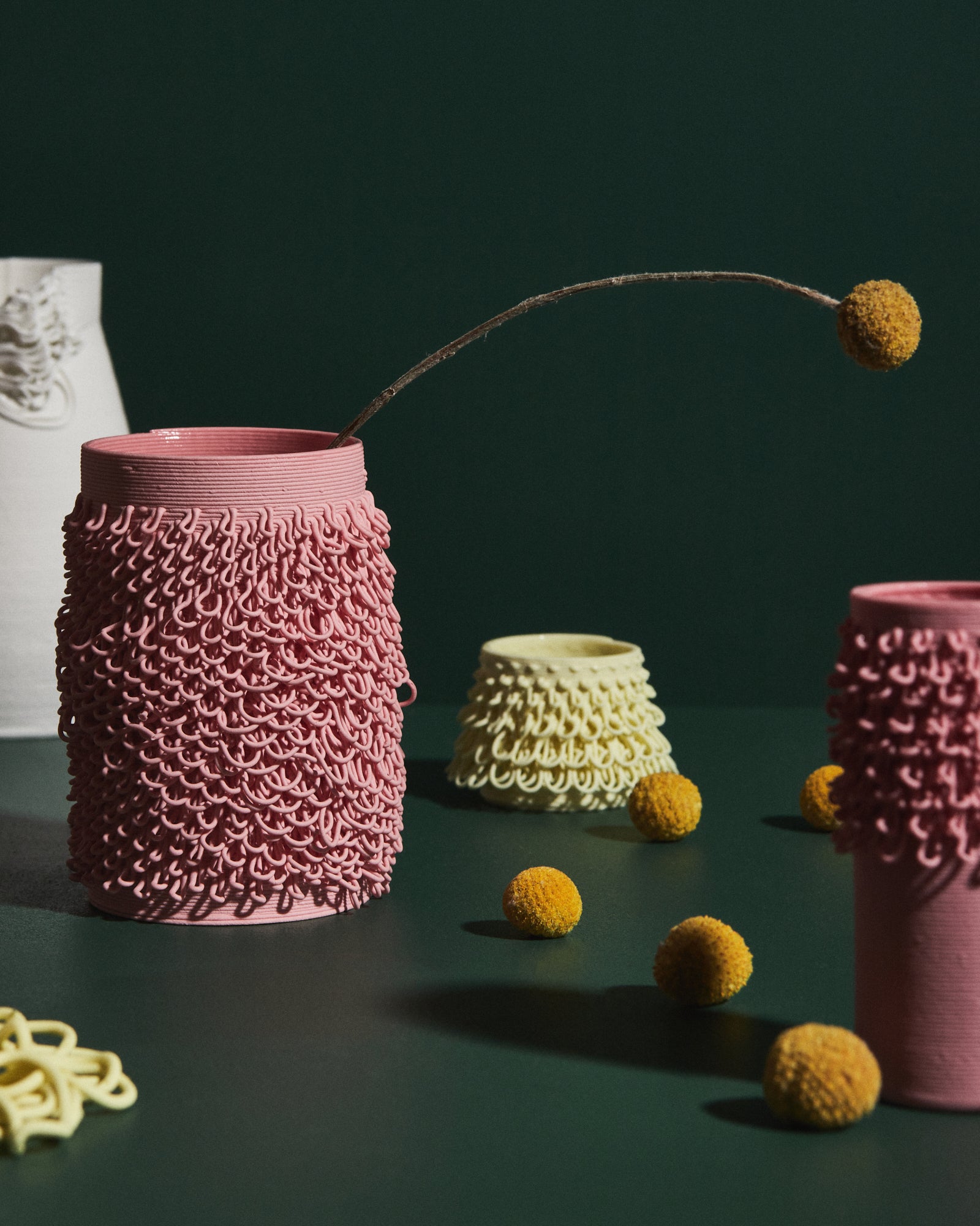 One of a Kind Vase in White