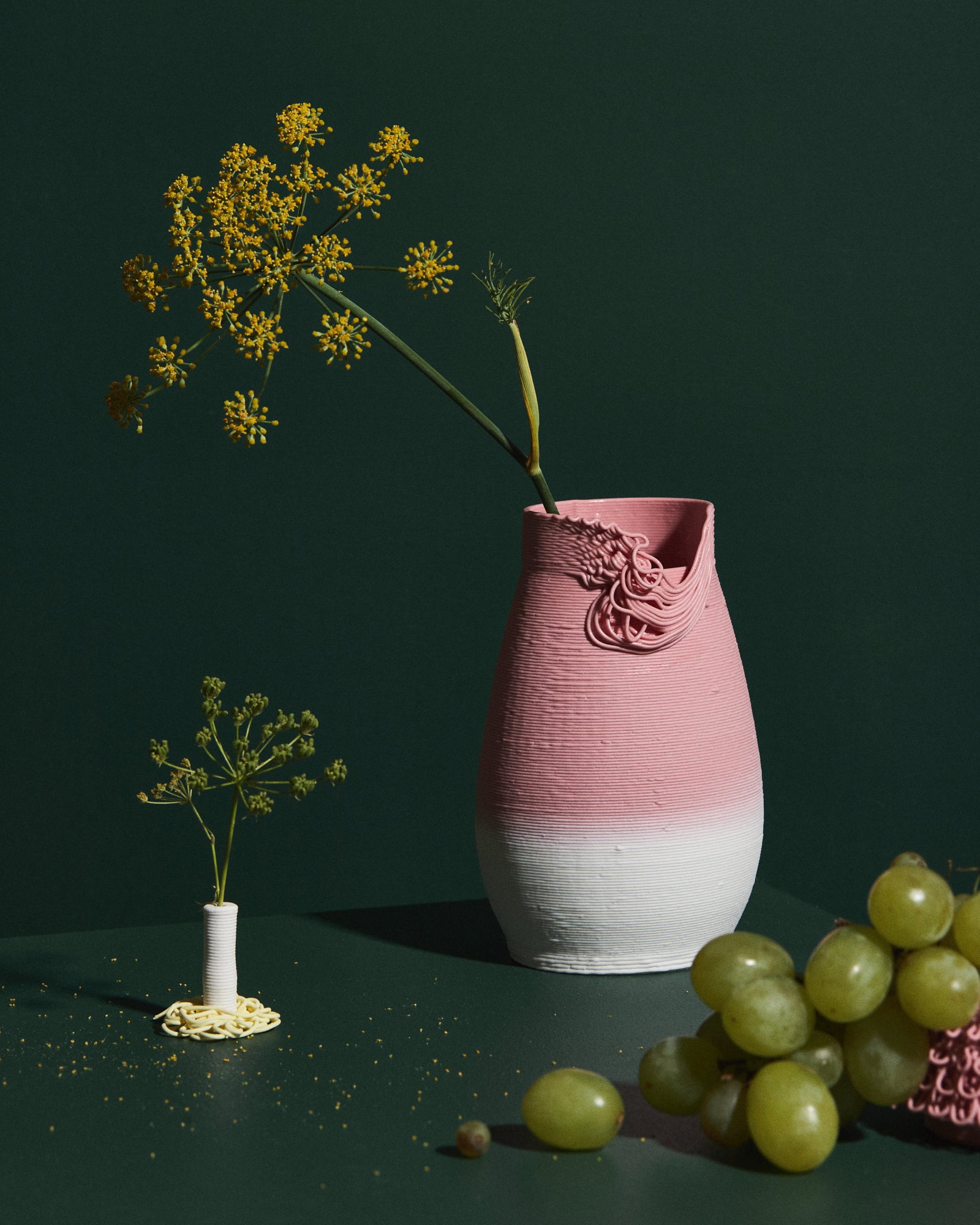 One of a Kind Vase in Gradient Pink
